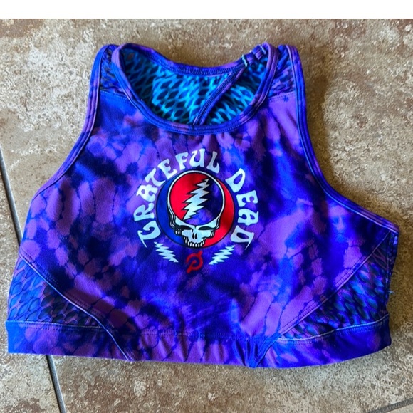Peloton Grateful Dead Tie-Dye Workout Top/ Sports Bra - Picture 4 of 11